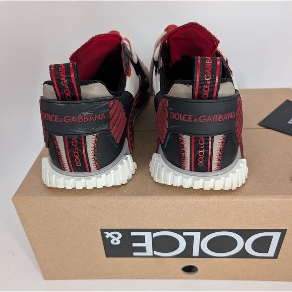 Dolce & Gabbana Red and Black Sneakers - Picture 5 of 11